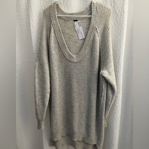 Free People V-Neck Sweater Dress
